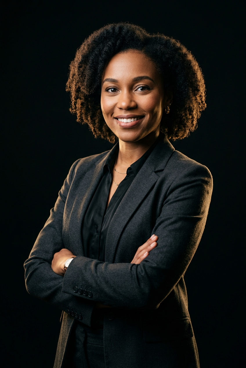 AI-generated professional portrait